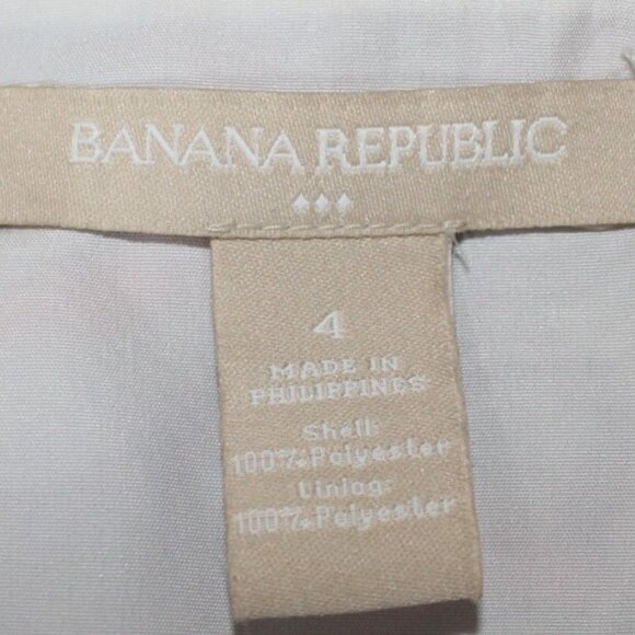 SALE BANANA REPUBLIC SLEEVELESS LIGHTWEIGHT GEOMETRIC ORANGE PURPLE TANK 4 EUC - Picture 8 of 9